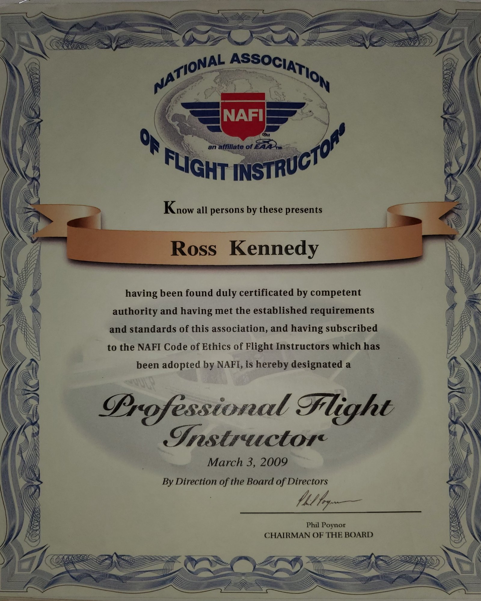National Association of Flight Instructors credential