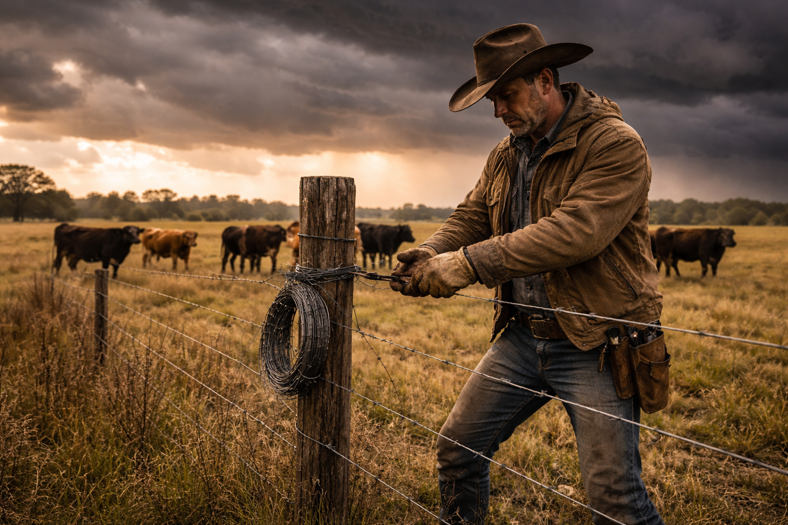 Boundaries defended before the storm — a perimeter prepared before weather hits